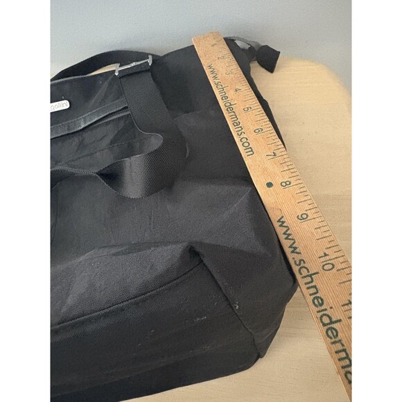 Baggallini Tote Bag Womens Black Nylon Zipper Shoulder Work Travel Shopper Large - Picture 12 of 14